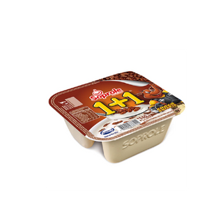 Yogurt 1+1 Choco Crispy 140g 5X