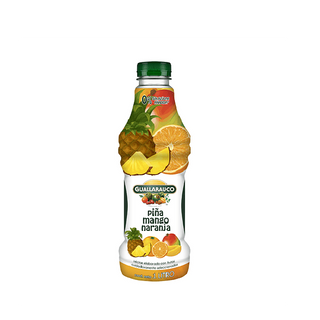 Jugo piña-mango-naranja Guallarauco 1 Lt