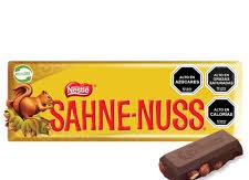 Chocolate Sahne Nuss con almendras 90 g