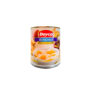 Duraznos en Mitades Deyco 820 grs