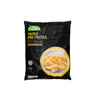 Papas prefritas 13x13 Globen Frozen 2,5kg