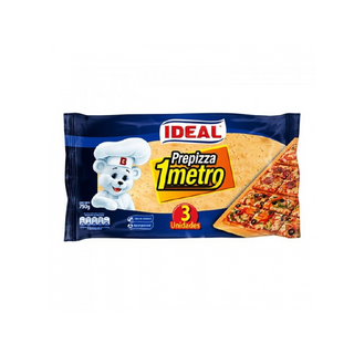 Prepizza 1 metro 3 un. Ideal 750g