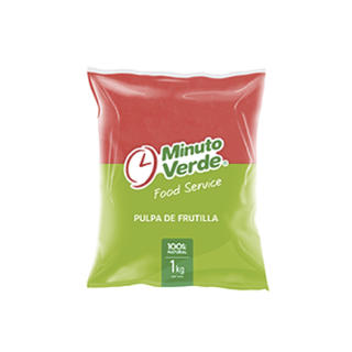 Pulpa Frutilla Minuto Verde 1 kg