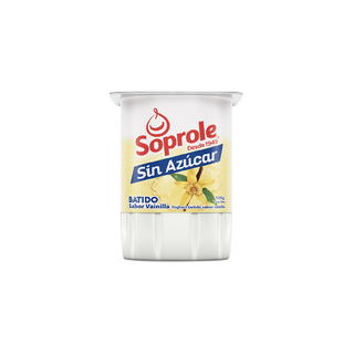 Yogurt batido sin azúcar Vainilla Soprole 155 grs