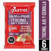 Caldo Tocino, Ajo, Cebolla, Gourmet 48grs