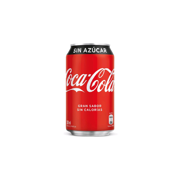 Bebida Coca Cola sin azúcar 350 ml