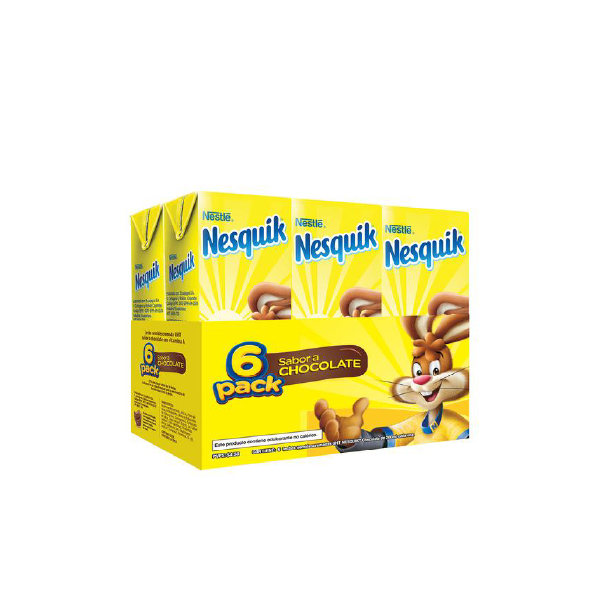 Leche Nesquik chocolate 6×200 ml