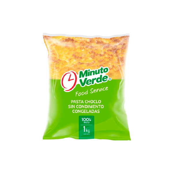 Pasta de choclo Minuto Verde 1 kilo sin condimento