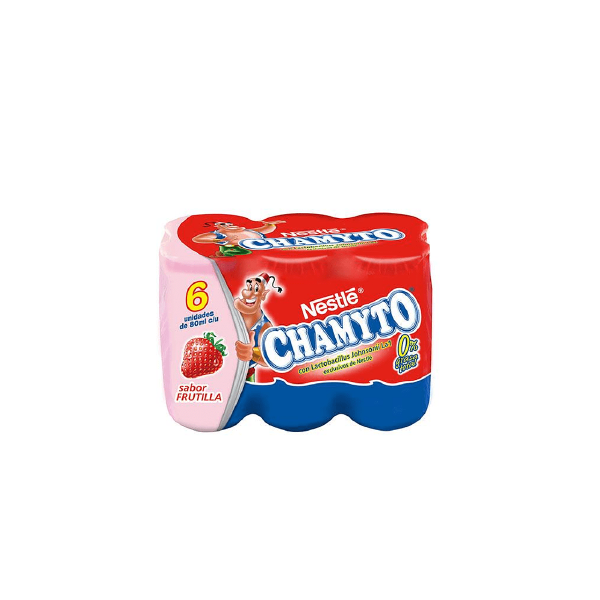 Chamyto Frutilla Nestlé 6 x 80 ml