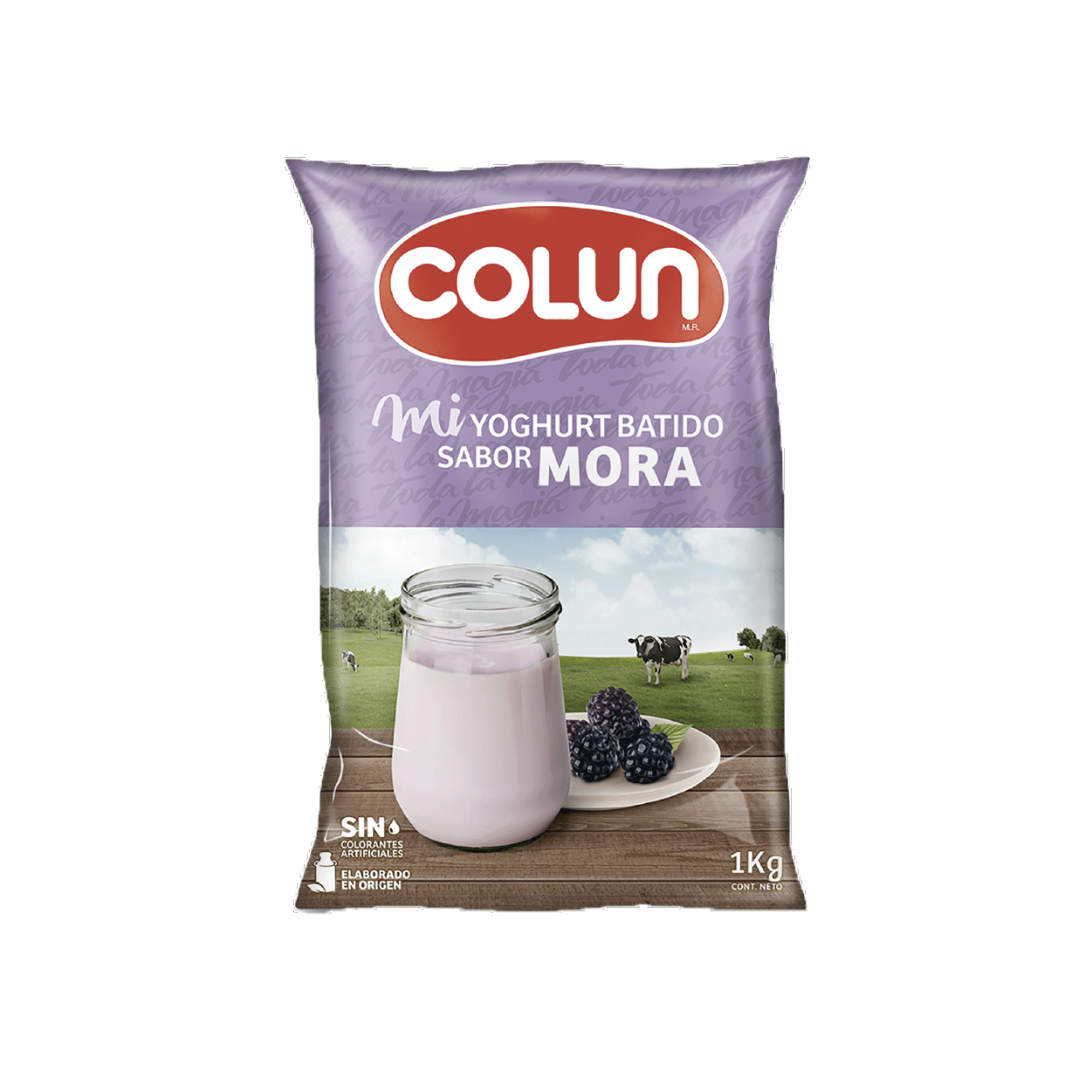 Yogurt Colun mora 1 litro